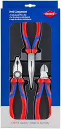 Produktbild: Knipex Montage-Paket, 3-teilig, 160 bis 200 mm, Grundausstattung für unterwegs, Zangenset, Werkzeugset, 00 20 11