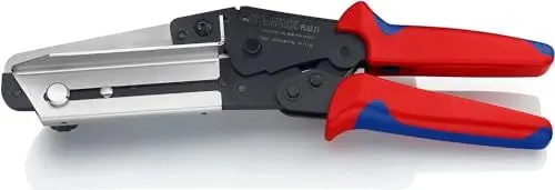 Produktbild: KNIPEX Schere für Kunststoffe auch für Kabelkanäle mit Mehrkomponenten-Hüllen brüniert 275 mm 95 02 21