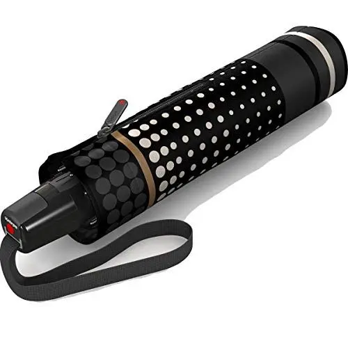 Produktbild: Knirps Regenschirm Fiber T2 Duomatic - Rain Dots Black