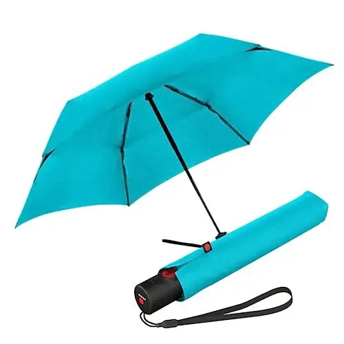 Produktbild: Knirps Taschenschirm Ultra U.200 Medium Duomatic – Auf-Zu-Automatik – Sturmfest – Windproof – Aqua