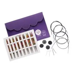 Produktbild: KnitPro austauschbare Rundstricknadelspitzen Deluxe-Set – Symfonie (3,50–8,00 mm)