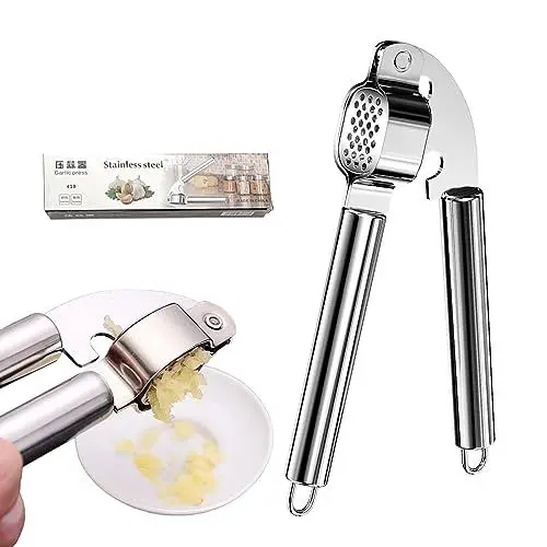 Produktbild: Xlqyb Knoblauchpresse, Hochleistungs-Knoblauchpresse, Gewürzmühle, Premium-Ingwerpresse, praktisches Küchengerät, spülmaschinenfest, bequem und leicht zu reinigen, robust und langlebig