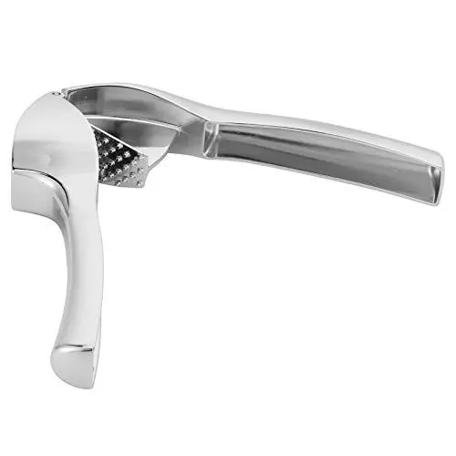 Produktbild: Knoblauchpresse, Zinklegierung, ergonomisches Design, Knoblauchhacker, robuste Struktur für Zuhause, Silber, Küchenzubehör, Restaurant