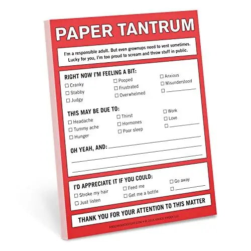 Produktbild: Knock Notizblock PAPER TANTRUM