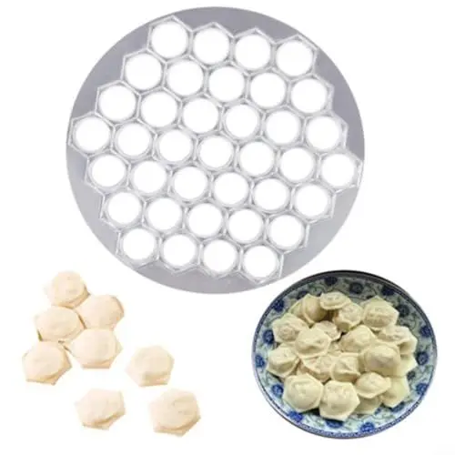 Produktbild: Knödel-Maschinen-Formen, 37-Loch-Knödel-Maschine, Ravioli-Aluminium-Formen, für Pasta-Form, Gebäck, Backen, Kochwerkzeuge
