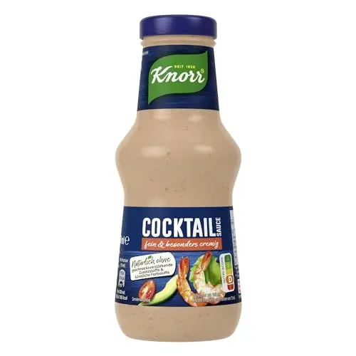 Produktbild: Knorr Cocktail Sauce feine und besonders cremige Grillsauce ohne geschmacksverstärkende Zusatzstoffe und künstliche Farbstoffe 250 ml