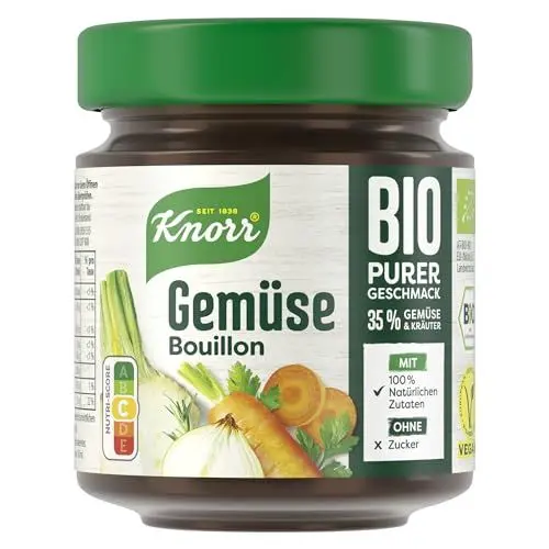 Produktbild: Knorr Gemüse Bouillon Bio purer Geschmack mit 35% Gemüse und Kräutern 100 g