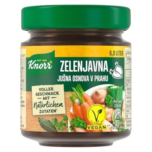 Produktbild: Knorr Gemüse Bouillon im Glas mit vollem Geschmack und mit natürlichen Zutaten 136 g