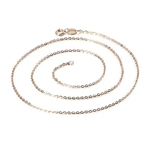 Produktbild: KnSam Silber Kette Für Anhänger, Damen Kette Rosegold, Anhänger Halsketten 925 Silber Kette Halskette Für Damen Rose Gold