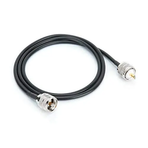 Produktbild: Koaxialkabel, 2 STÜCKE Rg58-Koaxial-UHF -Anschlussleitung für Kupfer-Antennenadapterkabel, Ideal für CB-/Amateurfunk-/2-Wege-Funkanschlüsse