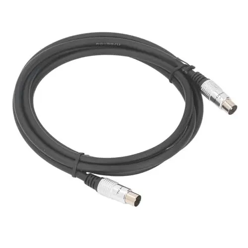 Produktbild: Koaxial-TV-Kabel, 9,5 Mm Stecker-zu-Buchse-TV-Koaxialkabel, Rg59u-Koaxial-TV-Kabel für Analoge oder Digitale Signale, Digitale Fernseher