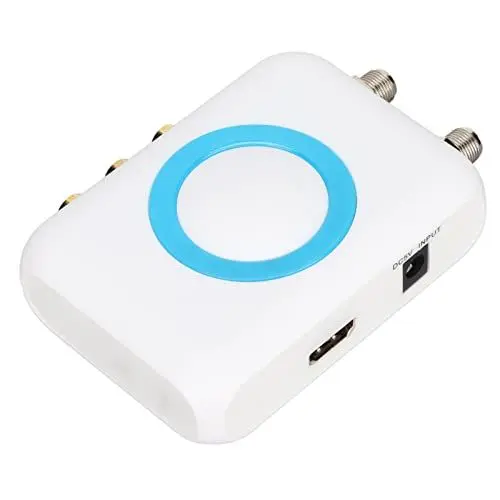 Produktbild: Dioche Koaxial-zu-HDMI-Adapter Koaxial-zu-HDMI-Adapter für Fernseher Abs Hdm66 Hd-Modulator Unterstützt Pal Ntsc-Format Ausgang zu Rf-Modulator für Heimfernseher-Ersatz