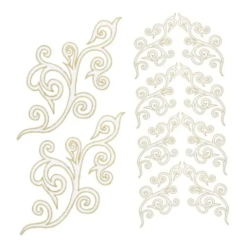 Produktbild: KOCKSHION 10 Stück Spitzenbesatz Und Bestickte Applikationen Für Brautkleid-kostümdesign Und Bastelprojekte