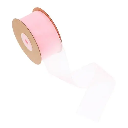 Produktbild: KOCKSHION Transparentes Bändchen Aus Chiffon Für Selbstgemachte Schleifen Verpacken Von Organza Transparentes Organza-bändchen Für Dekorationen Partyzubehör Diy-näharbeiten