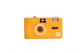 Produktbild: KODAK DA00236 - KODAK M38-35mm Wiederaufladbare Kamera, Hochwertiges Objektiv, Integrierter Blitz, AA-Batterie - Gelb