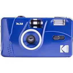Produktbild: KODAK DA00238 - KODAK M38-35mm Wiederaufladbare Kamera, Hochwertiges Objektiv, Integrierter Blitz, AA-Batterie - Blau
