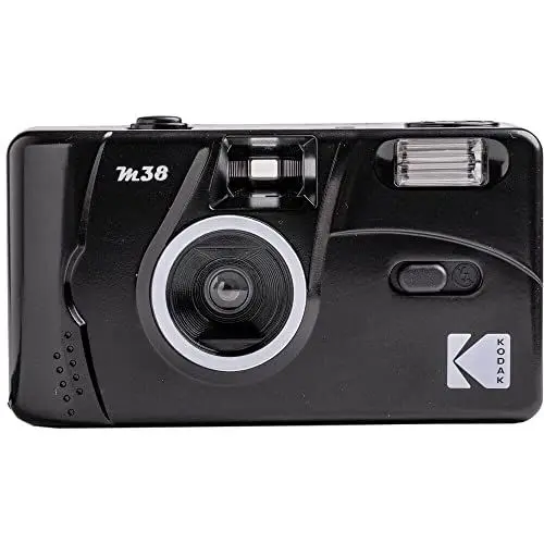 Produktbild: KODAK DA00243 - KODAK M38-35mm Wiederaufladbare Kamera, Hochwertiges Objektiv, Integrierter Blitz, AA-Batterie - Schwarz