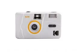 Produktbild: KODAK DA00244 - KODAK M38-35mm Wiederaufladbare Kamera, Hochwertiges Objektiv, Integrierter Blitz, AA-Batterie - Grau