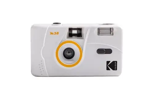 Produktbild: KODAK DA00244 - KODAK M38-35mm Wiederaufladbare Kamera, Hochwertiges Objektiv, Integrierter Blitz, AA-Batterie - Grau