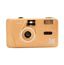 Produktbild: KODAK DA00257 - KODAK M38-35mm wiederaufladbare Kamera, hochwertiges Objektiv, eingebauter Blitz, AA-Batterie - Grapefruit