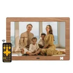 Produktbild: KODAK Digitaler Bilderrahmen 8 Zoll, Digitaler Bilderrahmen ohne WLAN mit Fernbedienung, Elektronischer Bilderrahmen mit 1280 * 800 IPS-Bildschirm, Bilder/Videos/Musikplayer