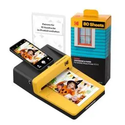Produktbild: KODAK Dock ERA 4PASS Mobiler Fotodrucker (10x15cm) Fotodrucker + 10 Blatt im Lieferumfang enthalten + 80-Blatt-Patrone