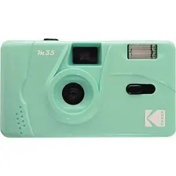 Produktbild: Kodak M35 35 mm Wiederverwendbare Filmkamera, mintgrün, ikonisch, Retro, Lomo Kodak M35, Mintgrün