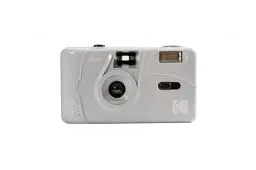 Produktbild: KODAK M35 DA00255 Kamera, wiederaufladbar, 35 mm, Weitwinkelobjektiv, optischer Sucher, integrierter Blitz, AAA-Batterie, Grau