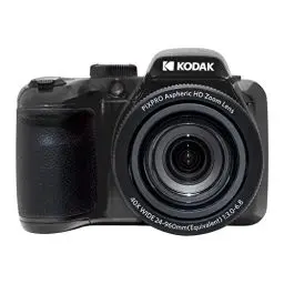 Produktbild: KODAK Pixpro Astro Zoom AZ405: Digitale Bridgekamera, 40-facher Zoom, 24-mm-Weitwinkel, 20 Megapixel, LCD 3, Video Full HD 1080p, OIS, AA-Batterie – Schwarz
