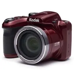 Produktbild: KODAK Pixpro AZ401 - Digitale Bridge-Kamera 16 MP, Videoaufzeichnung, Weitwinkel 24 mm, 7,6 cm LCD-Display, 180° Panorama - Rot