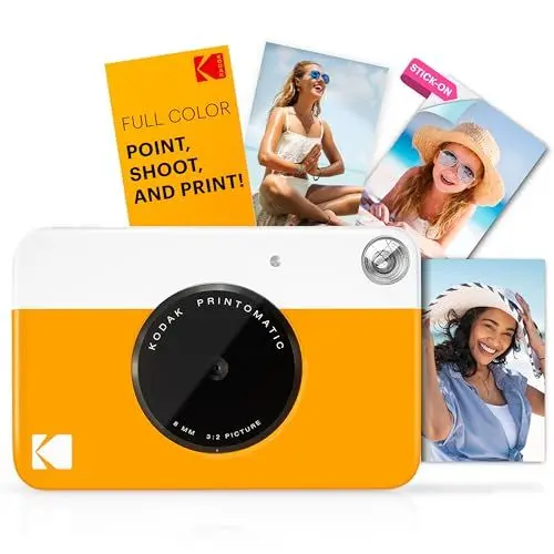 Produktbild: KODAK Printomatic Sofortbild-Digitalkamera in Vollfarbe - Hochwertige Fotos auf Zink 2x3