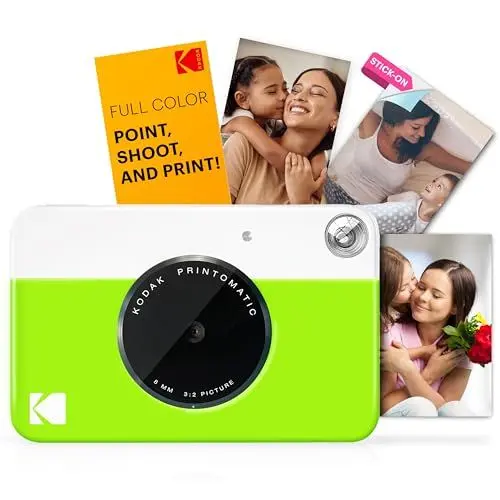 Produktbild: KODAK Printomatic Sofortbild-Digitalkamera in Vollfarbe - Hochwertige Fotos auf Zink 2x3
