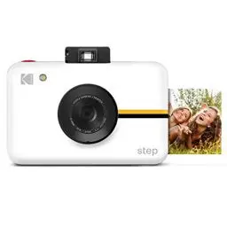 Produktbild: KODAK Step Kamera |Digitale Sofortbildkamera mit 10MP Bildsensor, Zink-Technik, klassischem Sucher, Selfie-Modus, Auto-Timer, eingebautem Blitz und 6 Bildmodi | Weiß, RODIC20AMZW