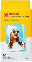 Produktbild: Kodak NEU Mini Fotodruckerpatrone MC – All-in-One Papier und Farbtintenpatrone Nachfüllung – 30er Pack - KOMPATIBEL mit Mini Shot Kamera, Mini 2 Drucker