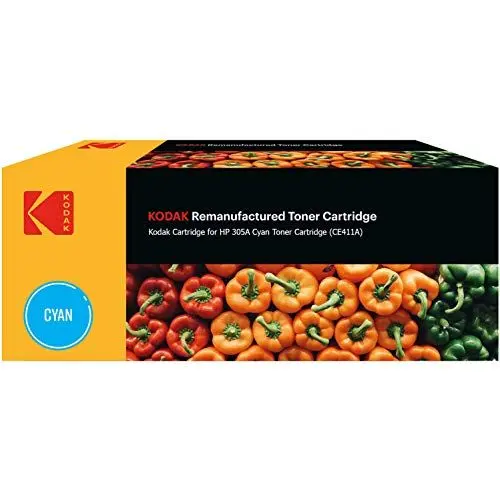 Produktbild: Kodak Supplies 185H041102 Toner 2600 Seiten cyan passend für Hewlett Packard LJPRO300 kompatibel zu CE411A/305A