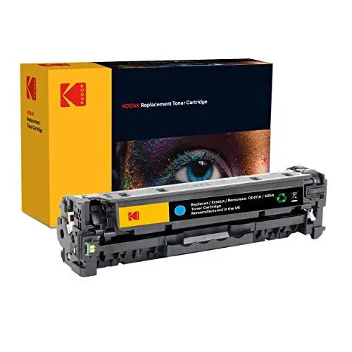 Produktbild: Kodak Supplies 185H241102 Toner 2300 Seiten cyan passend für Hewlett Packard CLJPROM252 kompatibel zu CF411A/410A
