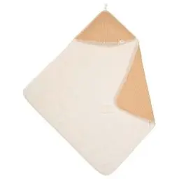 Produktbild: Koeka Baby Einschlagdecke - Für Babyschale Und Kinderwagen - Kapuzendecke Mit Teddyfütter - Oslo - Baumwolle - Golden - 100X105 Cm