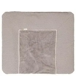 Produktbild: Koeka Wickelauflagenbezug - Spannbezug Für Wickelunterlage - Amsterdam - Waffelstoff Aus Baumwolle - Atmungsaktiv - Abwaschbar - Ton - 75X85 Cm