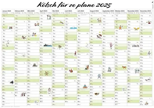 Produktbild: Kölsch für ze plane 2025: Wandkalender