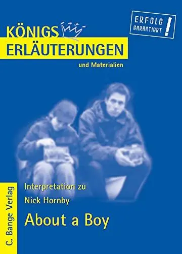 Produktbild: Königs Erläuterungen und Materialien, Bd.436, About a Boy