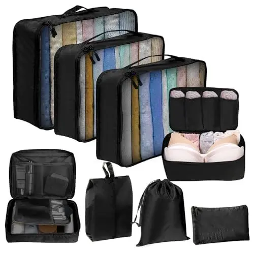Produktbild: Koffer Organizer, Packing Cubes, Packwürfel, Koffer Organizer Set, Kofferorganizer, Travel Organizer, Organizer Koffer, Packtaschen für Koffer