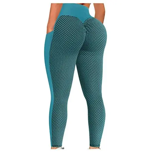 Produktbild: KOG Amazon Basics High Waist Leggings Damen Leggins Elegant Gym Leggings Sexy Outdoor Hosen Frauen Jogginghosen Grafik Drucken Fitnesshose Mode Lang Yoga Hose Sale Angebote Grün XXL
