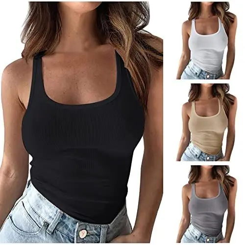 Produktbild: KOG Amazon Essentials Damen Elegant Einfarbige Bekleidung Freizeit Baumwolle Tuniken Frauen T-Shirt Oversized Einfarbig Tunika Teenager Rundhals Retro Oberteile Amazon Basics Schwarz L