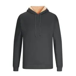 Produktbild: KOG Hoodie Damen Fleecepullover Kapuzenpullover Einfarbige Sweatshirt mit Kapuze Warm Pullover Frau Hoodies Casual Retro Frauen Angebote des Tages Heute Langarmshirt Gutscheine Dunkelgrau L