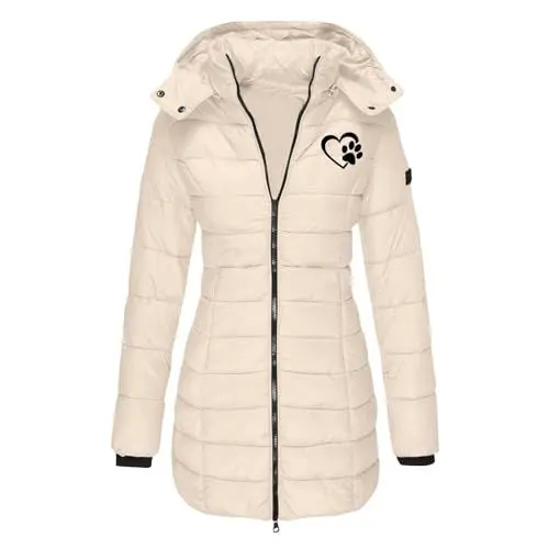 Produktbild: KOG Winterjacke für Damen Daunenjacke Warm Wintermantel Baumwolle Dufflecoat Oberteile Teenager Mädchen übergangsmantel Prime Retro Trenchcoat Casual Frau Steppmantel Gutschein Khaki XXL