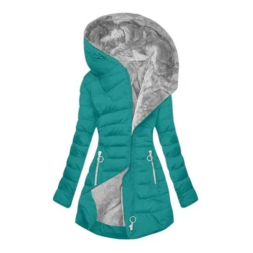 Produktbild: Generisch Damen Winterjacke Sale Regenponcho Fahrrad Fleecejacke Sherpa Jacke Damen Sonderangebote & Restposten Fleecejacken Meine Bestellungen Anzeigen Damen Winterjacke Warehouse Deal