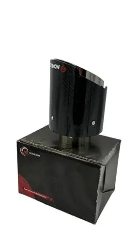 Produktbild: Kohlefaser-Auspuff-Edelstahl-Schalldämpfer 100 mm Monlion