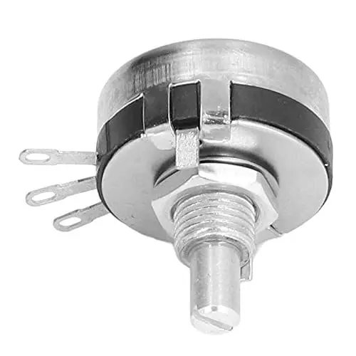 Produktbild: Kohlefilm-Potentiometer, 20 Stück, Eingängige Kohlefilm-Potentiometer WTH118-2W Motorgeschwindigkeits-Potentiometer, Potentiometer (1M)