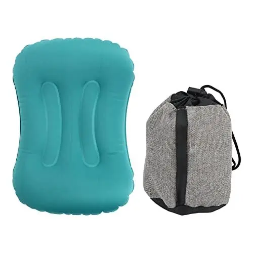 Produktbild: Koieam Aufblasbares Kissen, Camping-Kissen, Rucksack-Kissen, aufblasbare Kopfstütze, TPU, tragbares Lendenkissen, zusammenklappbar, weiche aufblasbare Kissen für Outdoor-Camping