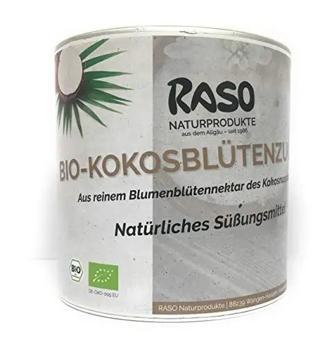 Produktbild: Kokosblütenzucker 250g GRATIS VERSAND BIO | Kokosblütenzucker BIO in ausgezeichneter Rohkostqualität | Kokosblütenzucker mit niedrigen Glyx-Index